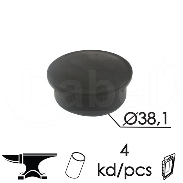 Čep za bravarsku kutiju ČP22 Crna 5/4 (4kom)  DP1